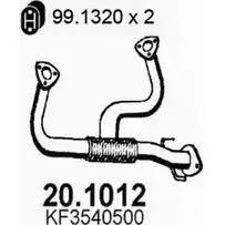 Выхлопная труба глушителя ASSO 2405504 MVB KL 20.1012 изображение 0