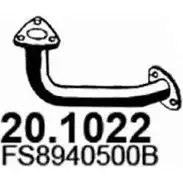Выхлопная труба глушителя ASSO ZN OA33B 2405512 20.1022 изображение 0