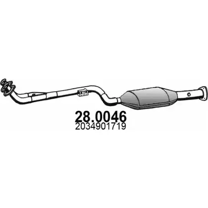 Катализатор ASSO 28.0046 A91 5R 2405819
