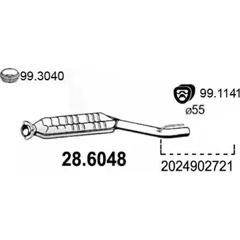 Резонатор ASSO CJ NS4 28.6048 2405936