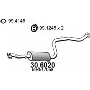 Резонатор ASSO Q EXR4 2406132 30.6020