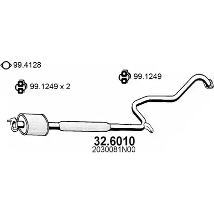 Резонатор ASSO C0 EV2C 32.6010 2406257 изображение 0