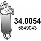 Катализатор ASSO 34.0054 JZLOQ DY 2406372 изображение 0