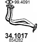 Выхлопная труба глушителя ASSO OSV UF 2406408 34.1017 изображение 0
