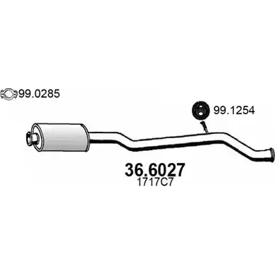 Резонатор ASSO 36.6027 L EDGX9B 2406976 изображение 0