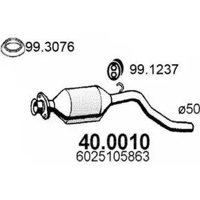 Катализатор ASSO K1YM KP 2407106 40.0010 изображение 0