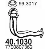 Выхлопная труба глушителя ASSO N KVT91 40.1030 2407187 изображение 0