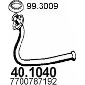 Выхлопная труба глушителя ASSO 40.1040 ICFOSJ 5 2407196 изображение 0