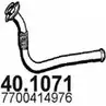 Выхлопная труба глушителя ASSO 40.1071 7 N0ZF 2407224 изображение 0