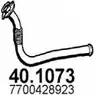 Выхлопная труба глушителя ASSO 40.1073 2407226 B DI3L93
