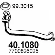 Выхлопная труба глушителя ASSO K 0O6UI 40.1080 2407231