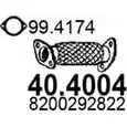 Выхлопная труба глушителя ASSO 40.4004 2407274 P 8T3SQ изображение 0