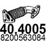 Выхлопная труба глушителя ASSO 40.4005 1 DZTM 2407275 изображение 0