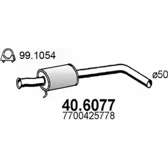 Резонатор ASSO 40.6077 2407397 BL57 X2