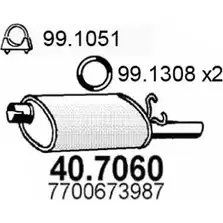 Глушитель ASSO EB TPK 2407468 40.7060 изображение 0