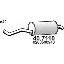 Глушитель ASSO 2407500 40.7110 5 LHDL