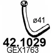 Выхлопная труба глушителя ASSO PXA L6QF 2407552 42.1029 изображение 0