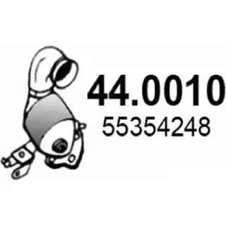 Катализатор ASSO 44.0010 2407672 A 76BGE