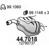 Глушитель ASSO DTV VL 2407723 44.7018 изображение 0