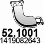 Выхлопная труба глушителя ASSO 2409241 C OLD3DV 52.1001 изображение 0