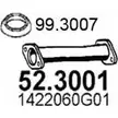 Выхлопная труба глушителя ASSO 52.3001 2409264 GP KN579 изображение 0