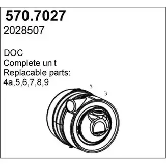 Глушитель ASSO 570.7027 K IAUUS 2410546 изображение 0