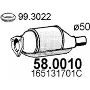 Катализатор ASSO 5 NB417W 58.0010 2410718 изображение 0
