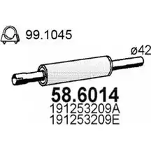 Резонатор ASSO 2410898 58.6014 8VI X9 изображение 0