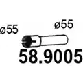 Выхлопная труба глушителя ASSO F IYO2F 2411087 58.9005 изображение 0
