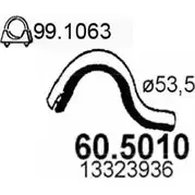 Выхлопная труба глушителя ASSO 6 BB3DMD 60.5010 2411862 изображение 0
