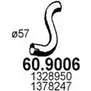 Выхлопная труба глушителя ASSO 60.9006 2411927 3RA F54 изображение 0