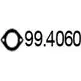 Прокладка глушителя ASSO 99.4060 2412553 X QBRHA изображение 0