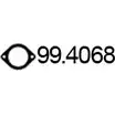 Прокладка глушителя ASSO 99.4068 2412561 A KCQE8 изображение 0