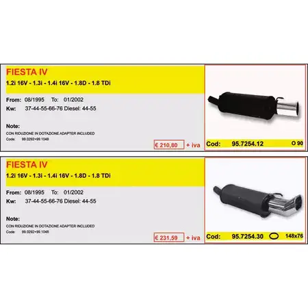 Спортивный глушитель ASSO G0JTF 8KQ WD 2416698 ARTSPORT0045