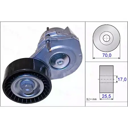 Натяжная планка, поликлиновой ремень AUTEX 2421910 654963 DW R23 74DIR4 изображение 0