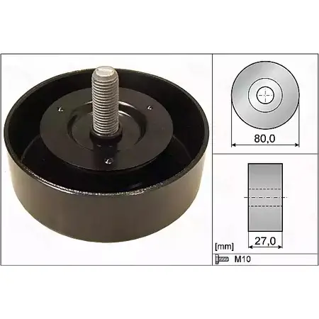 Обводной ролик приводного ремня AUTEX 6C0WF 2422003 655084 H G0SU5S