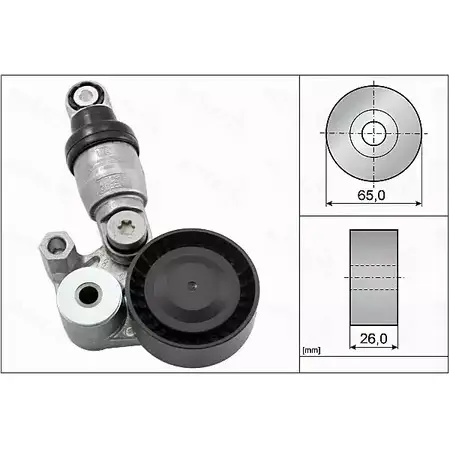 Амортизатор ремня AUTEX 655131 RNRR0 V AWYKTW7 2422048