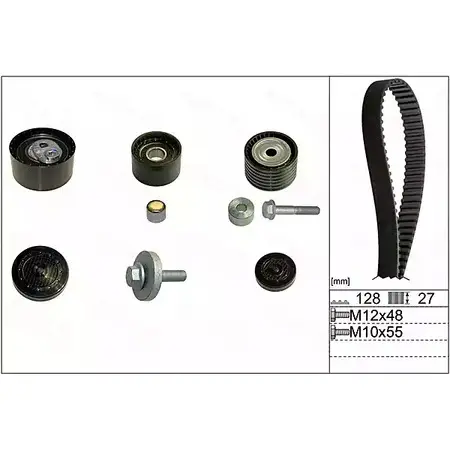 Комплект ремня ГРМ AUTEX VK63TI 702919 2423270 T8M MWL