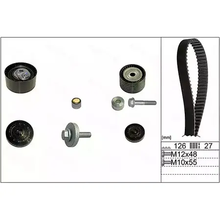 Комплект ремня ГРМ AUTEX CIX6V UP 5OA8A 2423271 702920 изображение 0