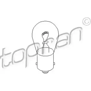 Лампочка, фонарь сигнала торможения TOPRAN 2434523 104 493 VIMYIJM BA15S P21W изображение 0