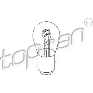Лампа тормоза и задних габарит TOPRAN 2434524 BAY15D P21/5W AIJ1M 104 494 изображение 0