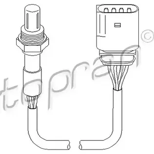 Лямбда-зонд TOPRAN IJQSY 2437054 KJFLJ 5O 111 623 изображение 0