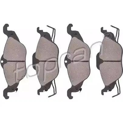 Тормозные колодки, дисковые, комплект TOPRAN 2440346 205 780 23 063 23064 изображение 0