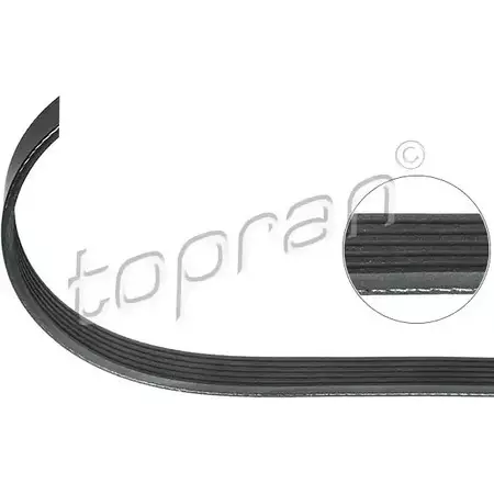 Приводной ремень, поликлиновой TOPRAN 2440721 6PK x 1275 206 716 21,36 x 1275