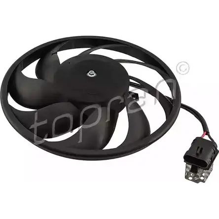 Вентилятор радиатора двигателя TOPRAN 1G8AX 208 166 2441580 Y 3CGQ7