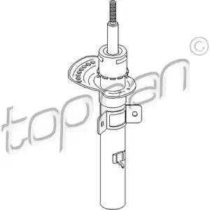 Амортизатор TOPRAN 301 909 RACF 1EP 2442256 7GHY9