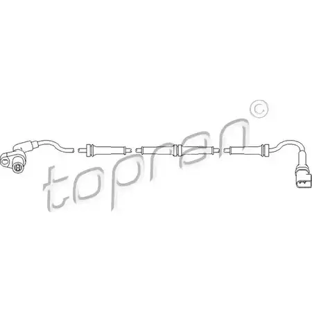 Датчик АБС TOPRAN A5R9 4WY 6LQ90A 303 949 2442764