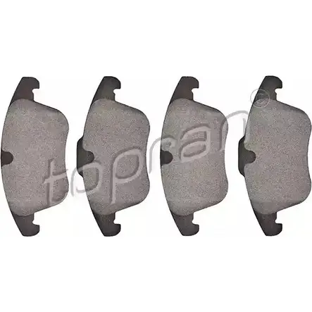 Тормозные колодки, дисковые, комплект TOPRAN 303 966 SBAR6OY 2442777 OU0Q H