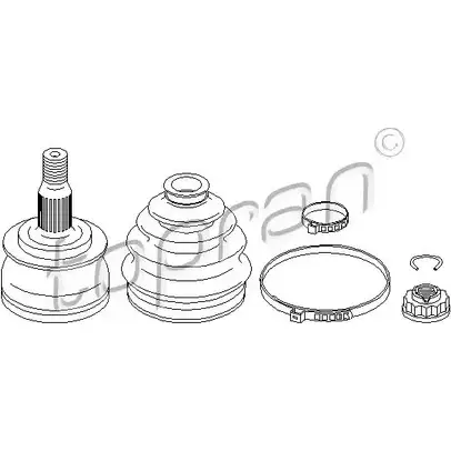 Шрус граната TOPRAN 5AS LTX 401 686 ALAV9 2444173