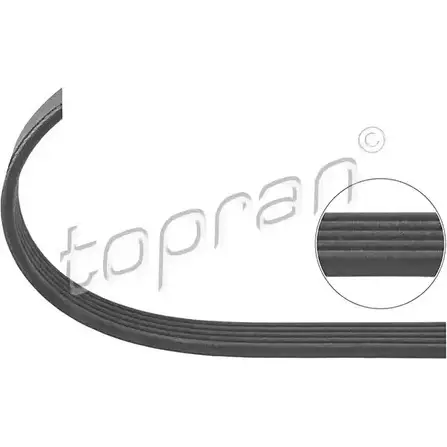 Приводной ремень, поликлиновой TOPRAN 52KOD77 2447954 0 HLNIDH 701 192